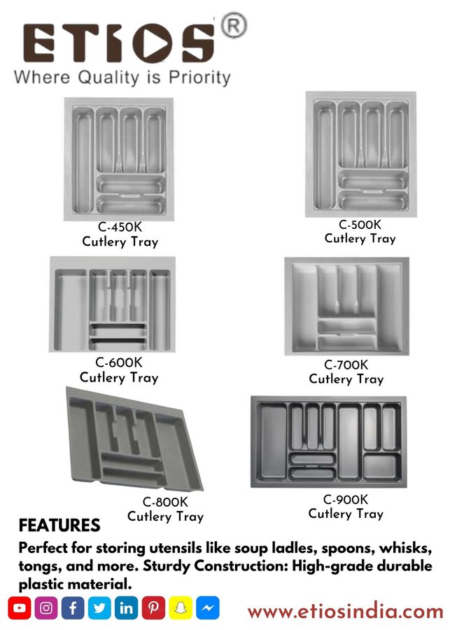 PVC Cutlery Tray — ETIOS wholesale hardware