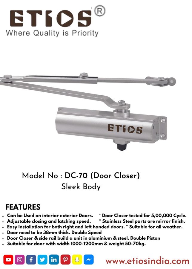 Door Closer DC-70 — ETIOS wholesale hardware