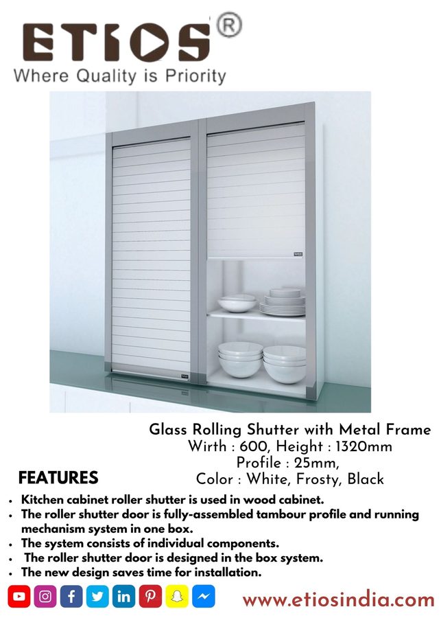 Glass Rolling Shutter — ETIOS wholesale hardware