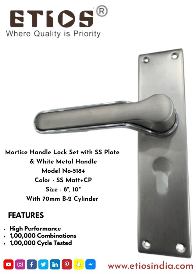 Mortice Lock Set + Cylinder — ETIOS wholesale hardware