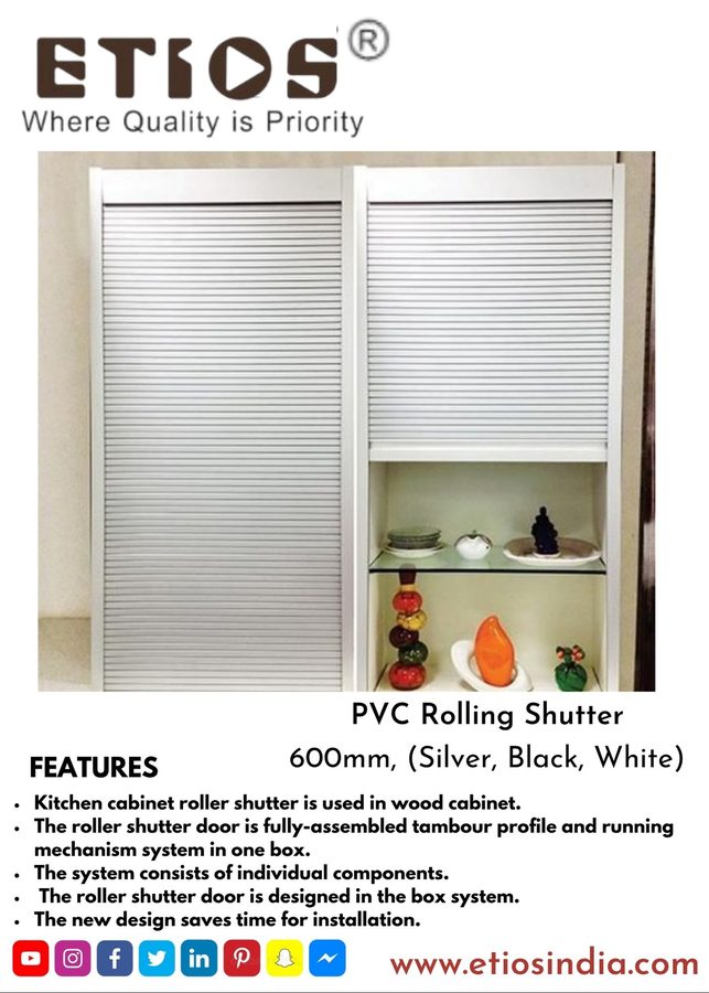 PVC Rolling Shutter 600 mm — ETIOS wholesale hardware