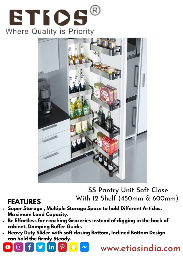 Indian Glass Pantry Unit — ETIOS wholesale hardware