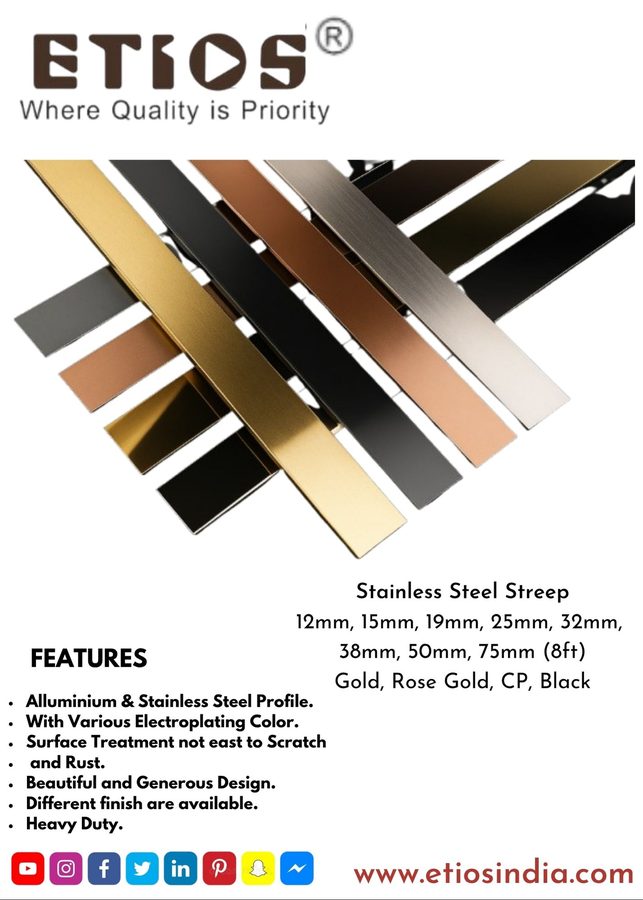 SS Heavy Profiles — ETIOS wholesale hardware