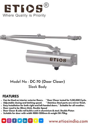 Door Closer Dc-70 — ETIOS wholesale