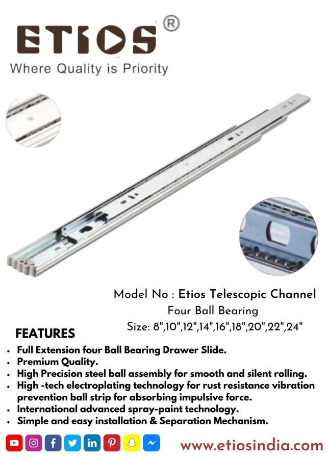 Etios Heavy Zink Channel — ETIOS wholesale hardware