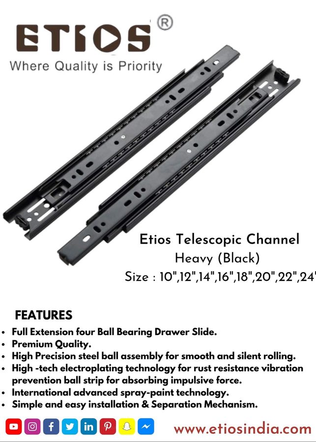 Indian Telescopic Channel (Heavy) — ETIOS wholesale hardware