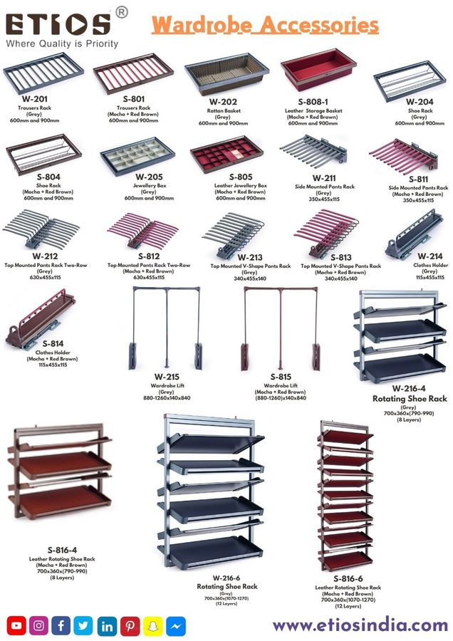 Wardrobe Lift (Pull-Down) — ETIOS wholesale hardware